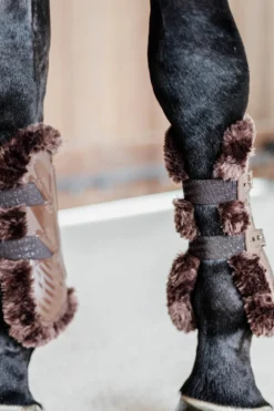 Kentucky Horsewear Kentucky Horsewear-Senskydd Baboo Fårskinn Brun/Brun