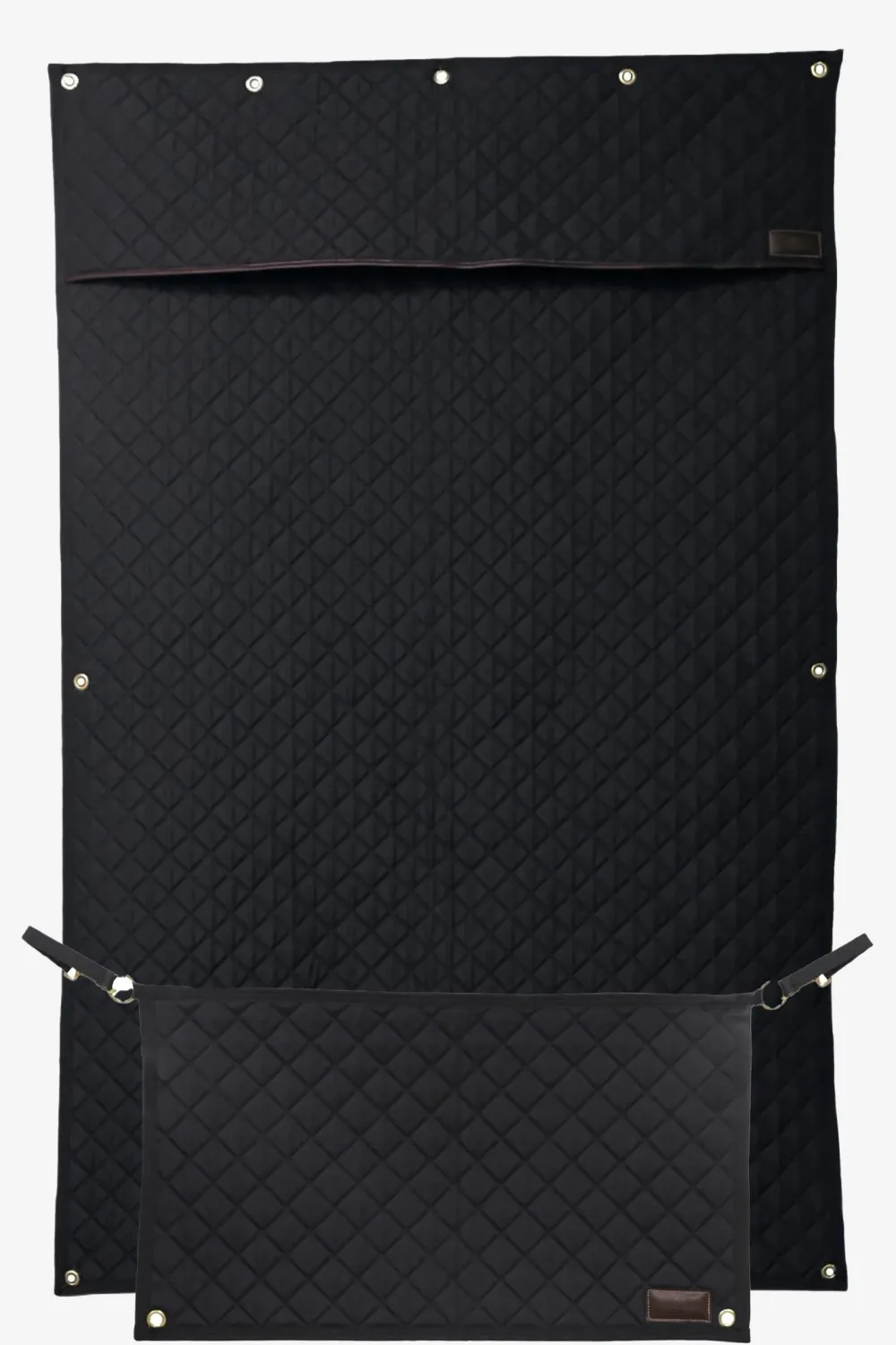 Kentucky Horsewear Kentucky Horsewear-Set Boxgardin + boxstopp Svart