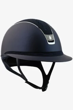 Samshield Ridhjälmar|Samshield-2.0 Shadowatt iss Shield Flower Ebroidery + Crystal Blazon Navy