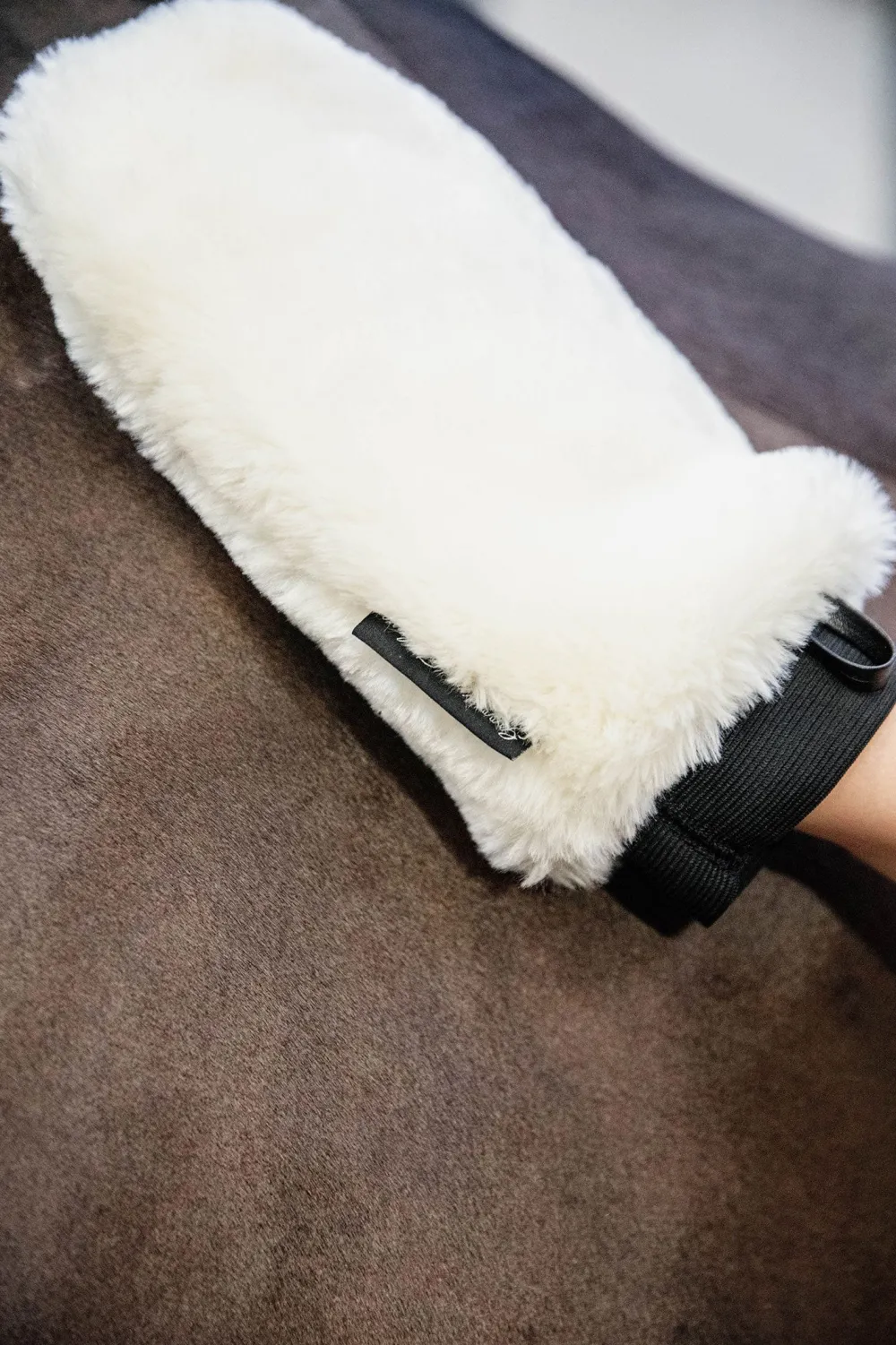Grooming Deluxe Grooming Deluxe|Ryktväskor & Ryktborstar-Sheepskin Grooming Glove