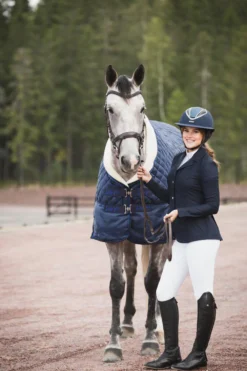 Lippo Lippo|Hästtäcken & Flughuvor-Show Rug Stalltäcke Marin