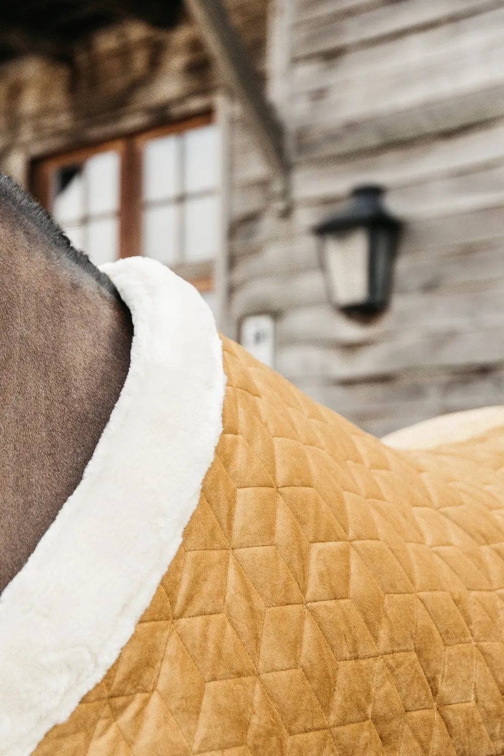 Kentucky Horsewear Hästtäcken & Flughuvor|Kentucky Horsewear-Show Rug Velvet g Mustard