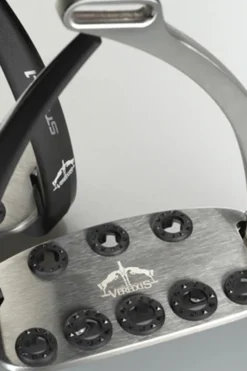 Veredus Veredus|Stigbyglar & Stigläder-Säkerhetsstigbygel Steel1 Vita Svart/Silver