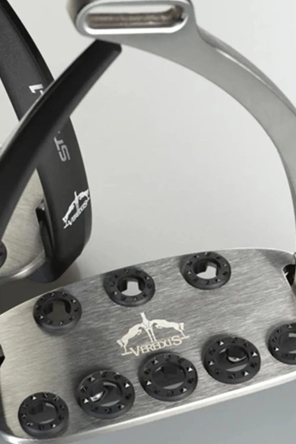 Veredus Veredus|Stigbyglar & Stigläder-Säkerhetsstigbygel Steel1 Vita Svart/Silver