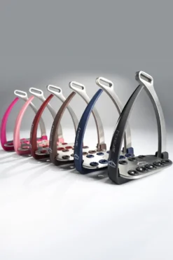 Veredus Veredus|Stigbyglar & Stigläder-Säkerhetsstigbygel Steel1 Vita Svart/Silver