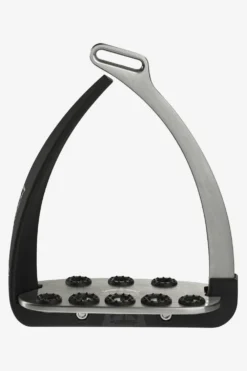 Veredus Veredus|Stigbyglar & Stigläder-Säkerhetsstigbygel Steel1 Vita Svart/Silver