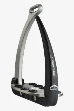 Veredus Veredus|Stigbyglar & Stigläder-Säkerhetsstigbygel Steel1 Vita Svart/Silver