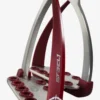 Veredus Veredus|Stigbyglar & Stigläder-Säkerhetsstigbygel Steel1 Vita Bordeaux/Silver