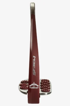 Veredus Veredus|Stigbyglar & Stigläder-Säkerhetsstigbygel Steel1 Vita Bordeaux/Silver