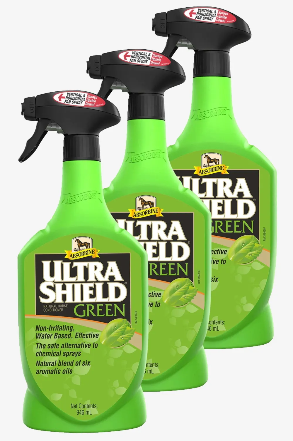 Absorbine Flugskydd-Sommarpaket Ultra Shield Green 3-pack