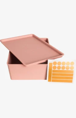 Grooming Deluxe Grooming Deluxe|Utfodring & Hinkar-Stallpaket Foderlådor 3-pack Old Rose 3,5L