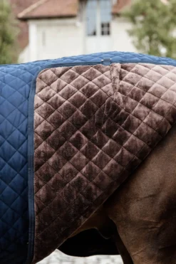 Kentucky Horsewear Hästtäcken & Flughuvor-Stalltäcke 200g Navy