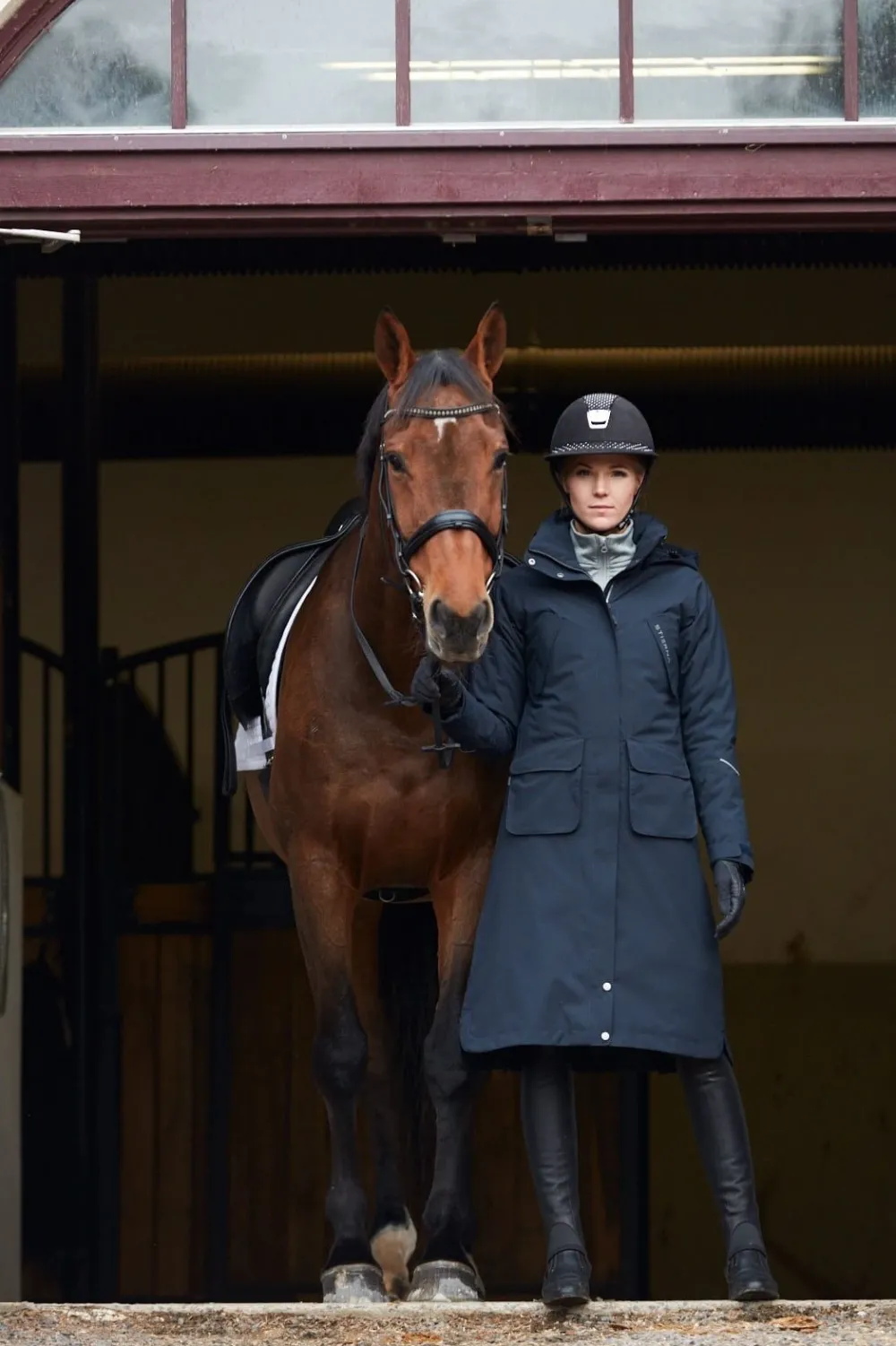 Stierna Equestrian Stierna|Jackor & Kappor-tea Vinterkappa Navy