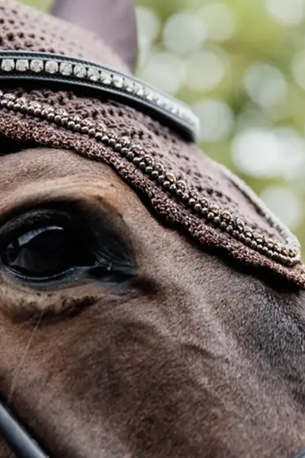 Kentucky Horsewear Kentucky Horsewear|Schabrak & Huvor-Stone & Pearl Lång Huva Brun