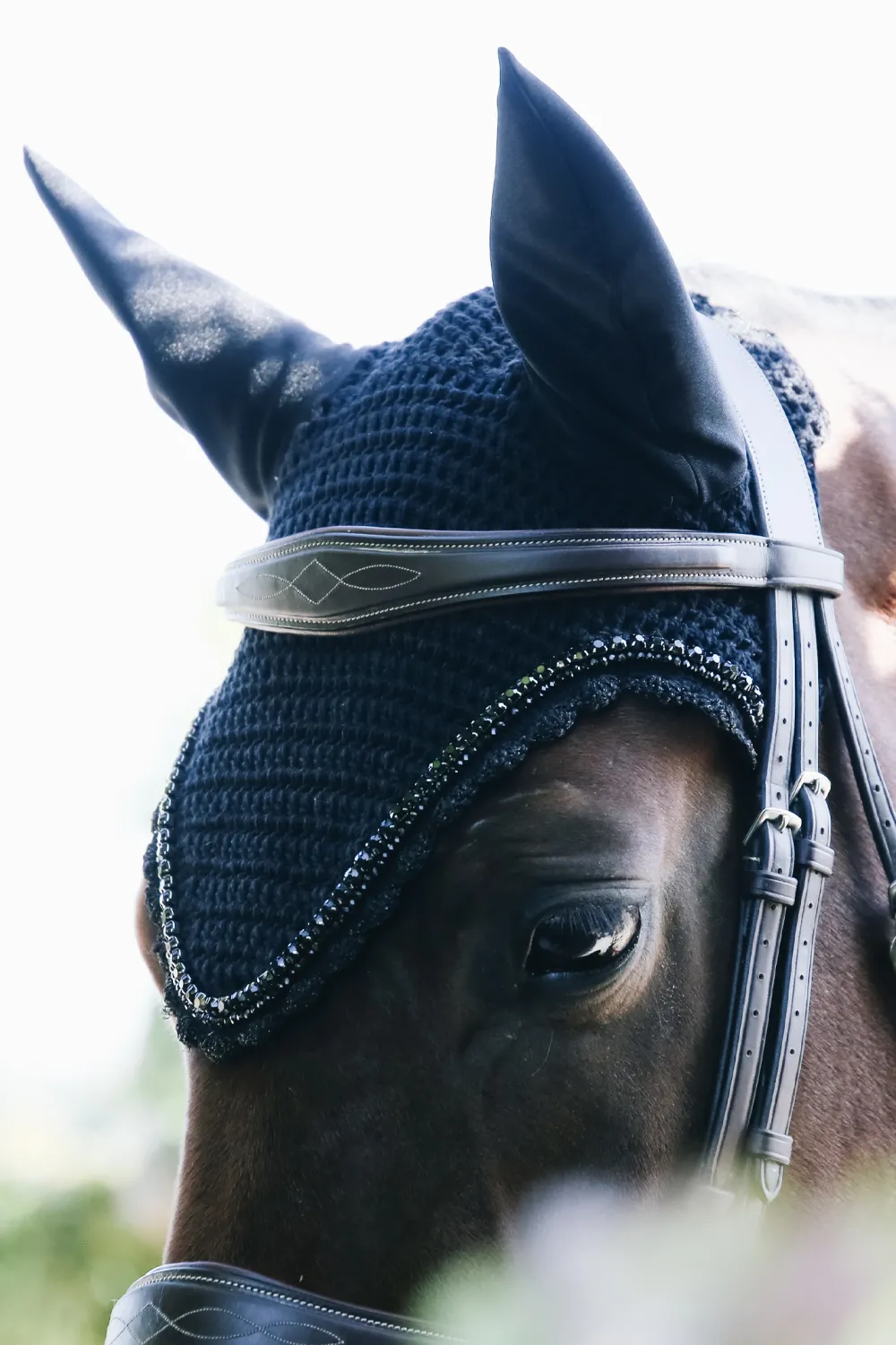 Kentucky Horsewear Kentucky Horsewear|Schabrak & Huvor-Stone & Pearl Long Huva Navy