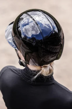 Waldhausen Ridhjälmar|Swing-SWING H4 Lady Glossy Ridhjälm Svart