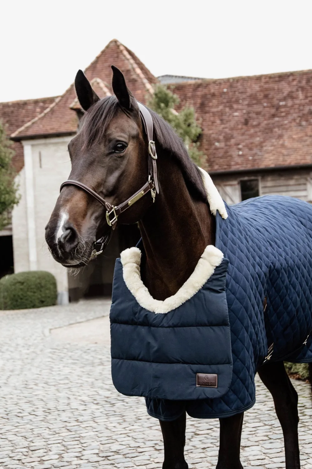 Kentucky Horsewear Hästtäcken & Flughuvor|Kentucky Horsewear-Täckesbib Vinter Navy