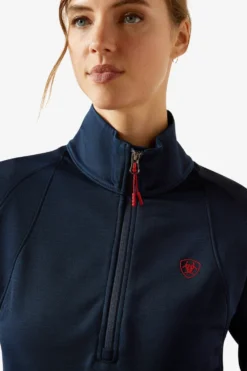Ariat Ariat|Tröjor & Toppar-Tea EQ tröja 1/2 zip Navy