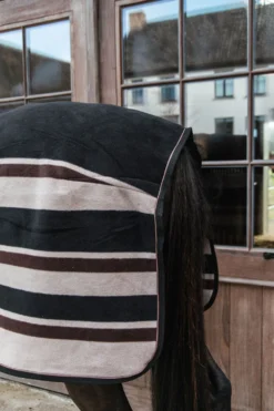 Kentucky Horsewear Hästtäcken & Flughuvor|Kentucky Horsewear-Tjockt Fleecetäcke Brun/Beige