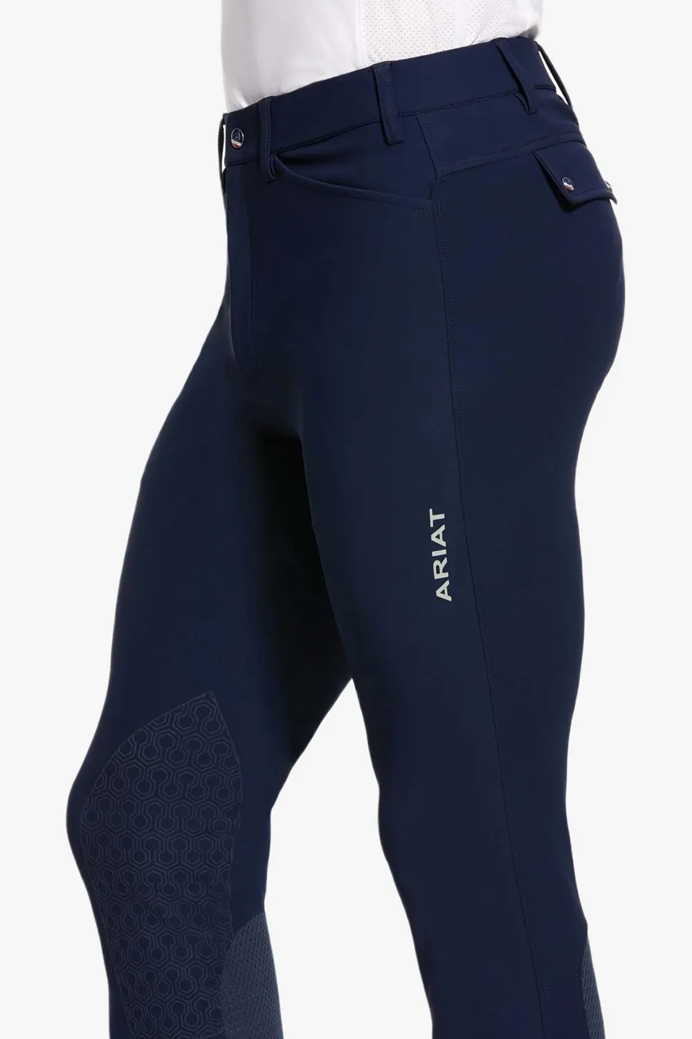 Ariat Ridbyxor|Ariat-Tri Factor Ridbyxor Knäskodda Herr Navy