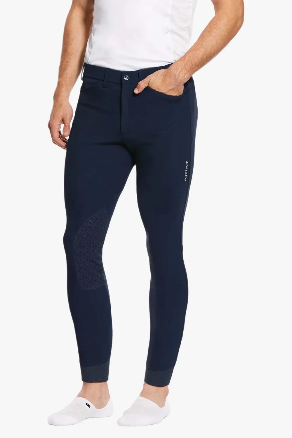 Ariat Ridbyxor|Ariat-Tri Factor Ridbyxor Knäskodda Herr Navy