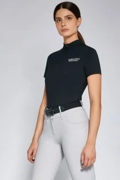 Cavalleria Toscana Cavalleria Toscana|Tröjor & Toppar-Träningströja SS Zip Navy