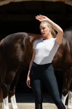 Pikeur Pikeur|Tröjor & Toppar-T-shirt Bomull Selection Soft Lilac