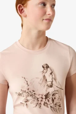 Barn Ariat Ariat|Tröjor & Toppar-T-Shirt Junior Sepia Rose