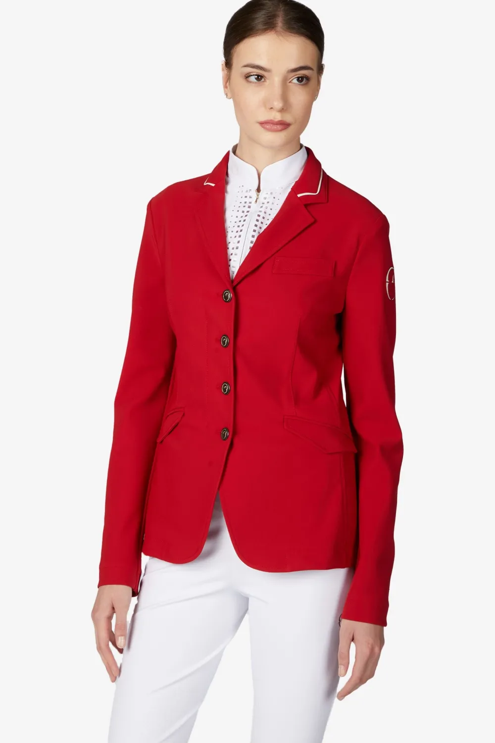 Vestrum Kavajer & Skjortor|Vestrum-Tävlingskavaj Canberra Red/Ivory