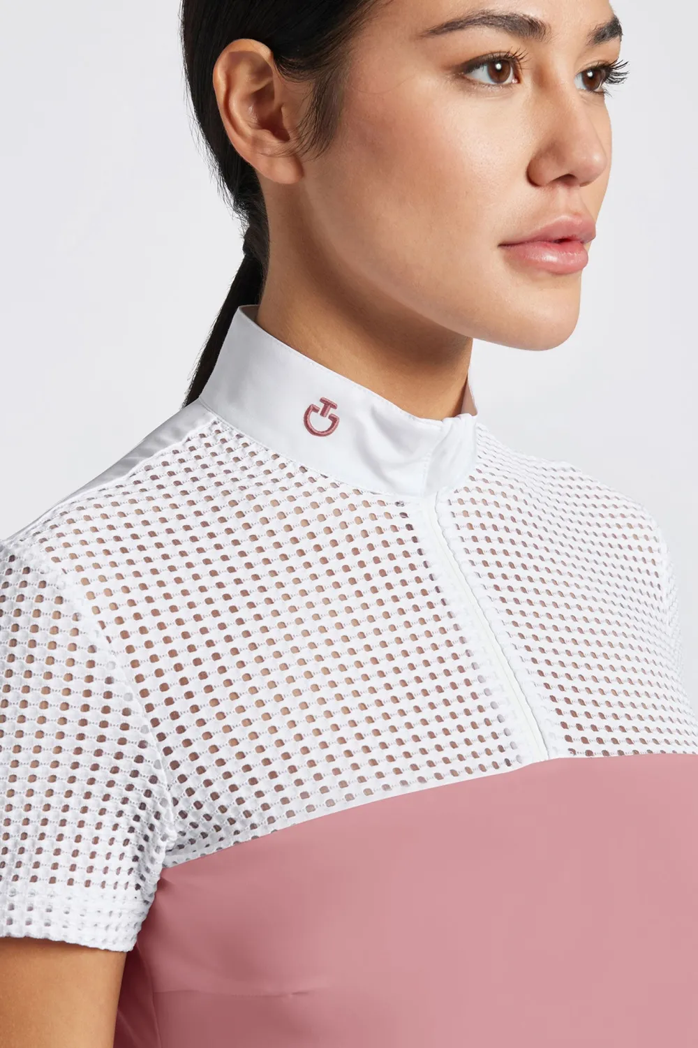 Cavalleria Toscana Cavalleria Toscana-Tävlingsskjorta S/S Zip