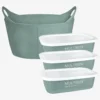 Waldhausen Utfodring & Hinkar-Ufodringspaket Foderhinkar Mistletoe Green