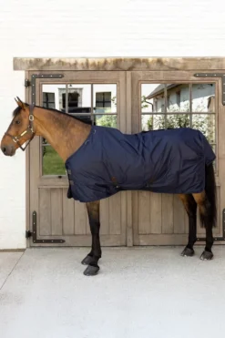 Kentucky Horsewear Hästtäcken & Flughuvor-Utetäcke Classic 0g Navy