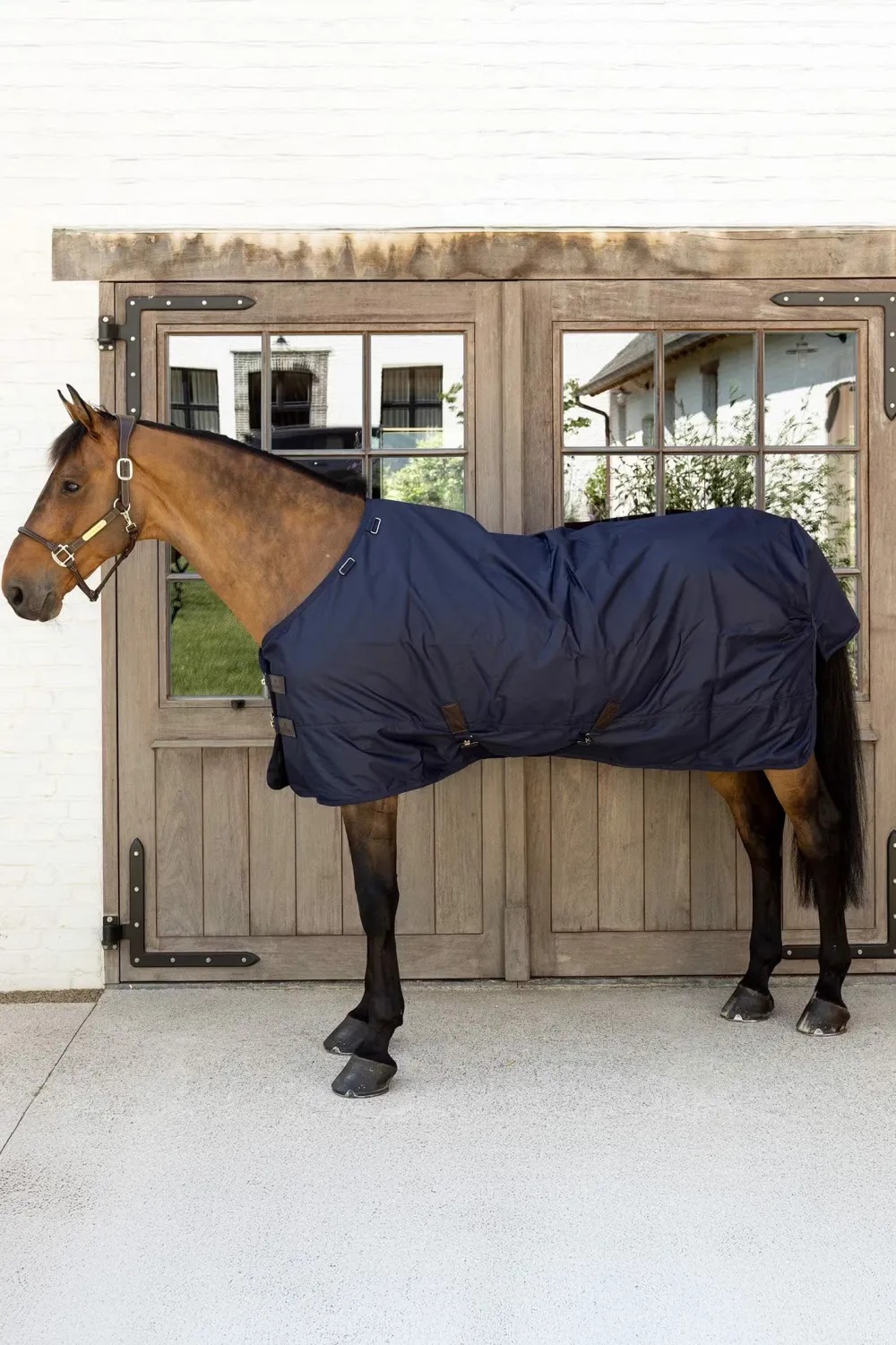 Kentucky Horsewear Hästtäcken & Flughuvor-Utetäcke Classic 0g Navy