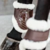Kentucky Horsewear Benskydd & Benlindor-Vegan Bakskydd Fårskinn Brun
