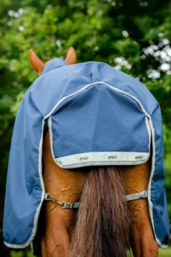 Horseware Horseware|Hästtäcken & Flughuvor-Vintertäcke Aigo Pu 400g V-front 1200D Navy/Grå