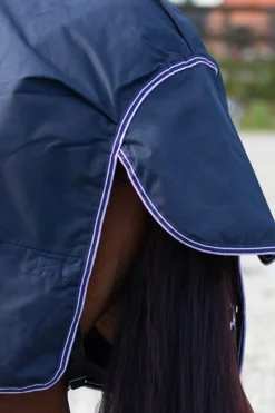 QHP Qhp|Hästtäcken & Flughuvor-Vintertäcke Luxury 300gr Navy