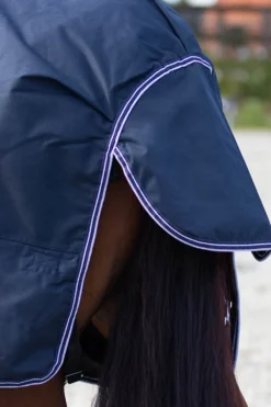 QHP Qhp|Hästtäcken & Flughuvor-Vintertäcke Luxury 200gr Navy