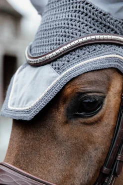 Kentucky Horsewear Kentucky Horsewear|Schabrak & Huvor-Weington Huva Basic Vevet Grå