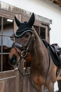 Kentucky Horsewear Kentucky Horsewear|Schabrak & Huvor-Weington Huva Big Stone & Pear Svart