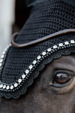 Kentucky Horsewear Kentucky Horsewear|Schabrak & Huvor-Weington Huva Big Stone & Pear Svart