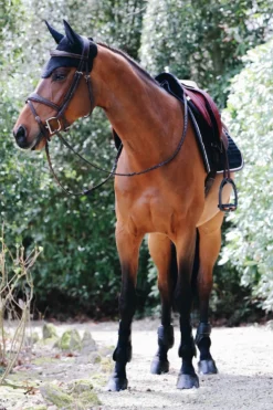 Kentucky Horsewear Schabrak & Huvor-Wellington Huva Svart