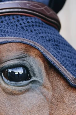 Kentucky Horsewear Schabrak & Huvor-Wellington Huva Läder Ponny