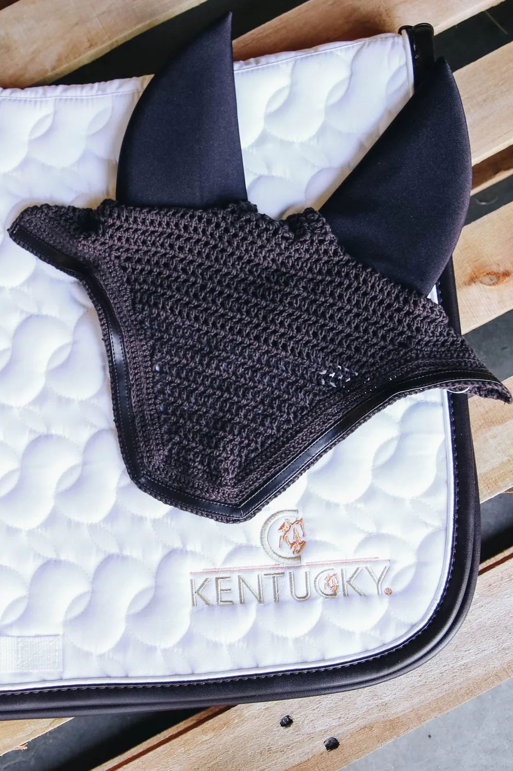 Kentucky Horsewear Kentucky Horsewear|Schabrak & Huvor-Wellington Huva Läder Svart