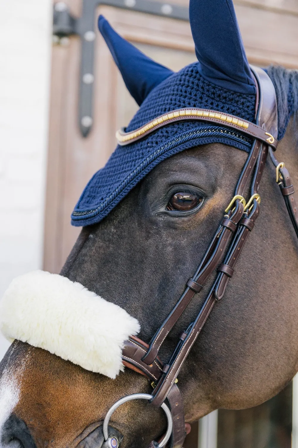 Kentucky Horsewear Kentucky Horsewear|Schabrak & Huvor-Weington Huva Meta Chain Navy