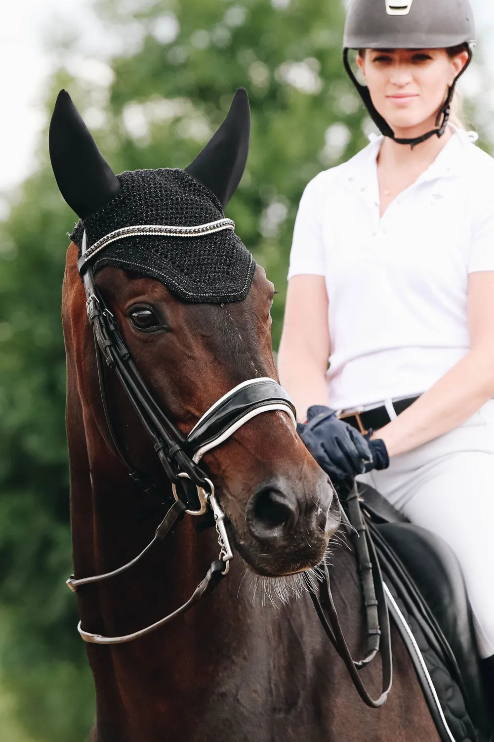 Kentucky Horsewear Kentucky Horsewear|Schabrak & Huvor-Wellington Huva Sparkling Svart