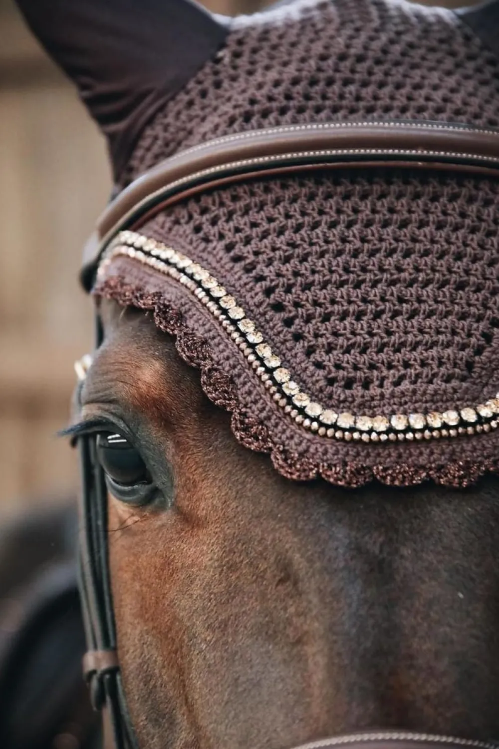 Kentucky Horsewear Kentucky Horsewear|Schabrak & Huvor-Wellington Huva Stone & Pearl Brun