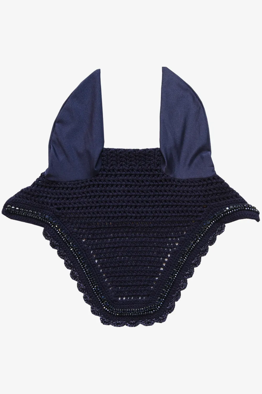 Kentucky Horsewear Schabrak & Huvor-Wellington Huva Stone & Pearl Navy