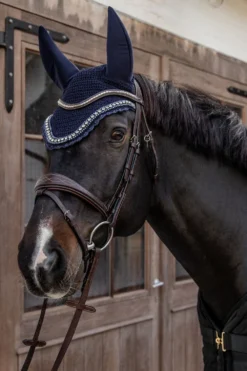 Kentucky Horsewear Schabrak & Huvor-Wellington Isolerad Huva Big Stone Stone & Pearl Navy