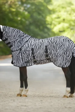 Waldhausen Flugskydd-Zebra Flugtäcke Svart/Vit